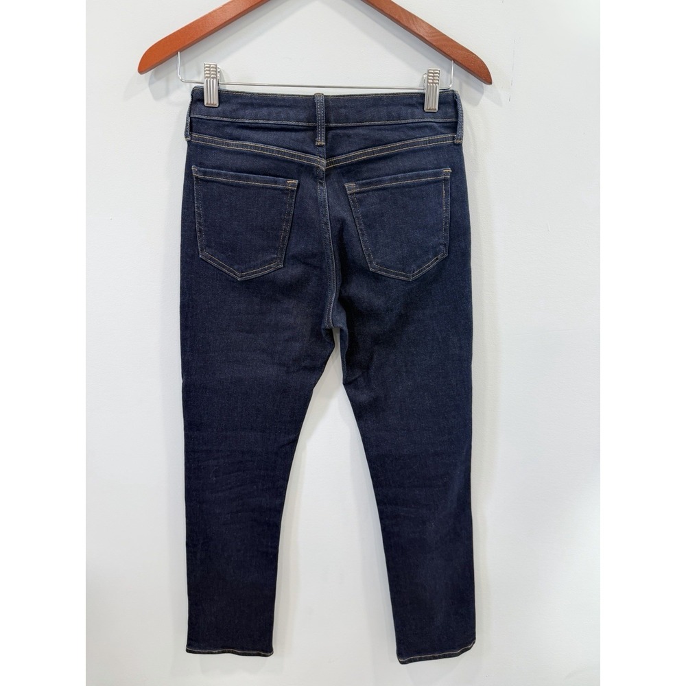 Quince Women's Size 26 Dark Wash Skinny Jeans Organic Cotton Stretch Denim - Picture 5 of 12